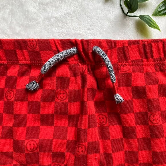 Joe Fresh Baby Toddler Joggers 18-24M Red Checkered Smile Pants - Picture 2 of 10